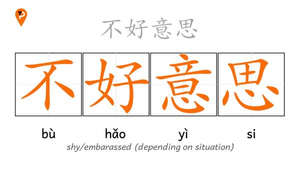 bùhǎoyìsi