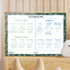 Basic Geometry Triangle Formulas chart
