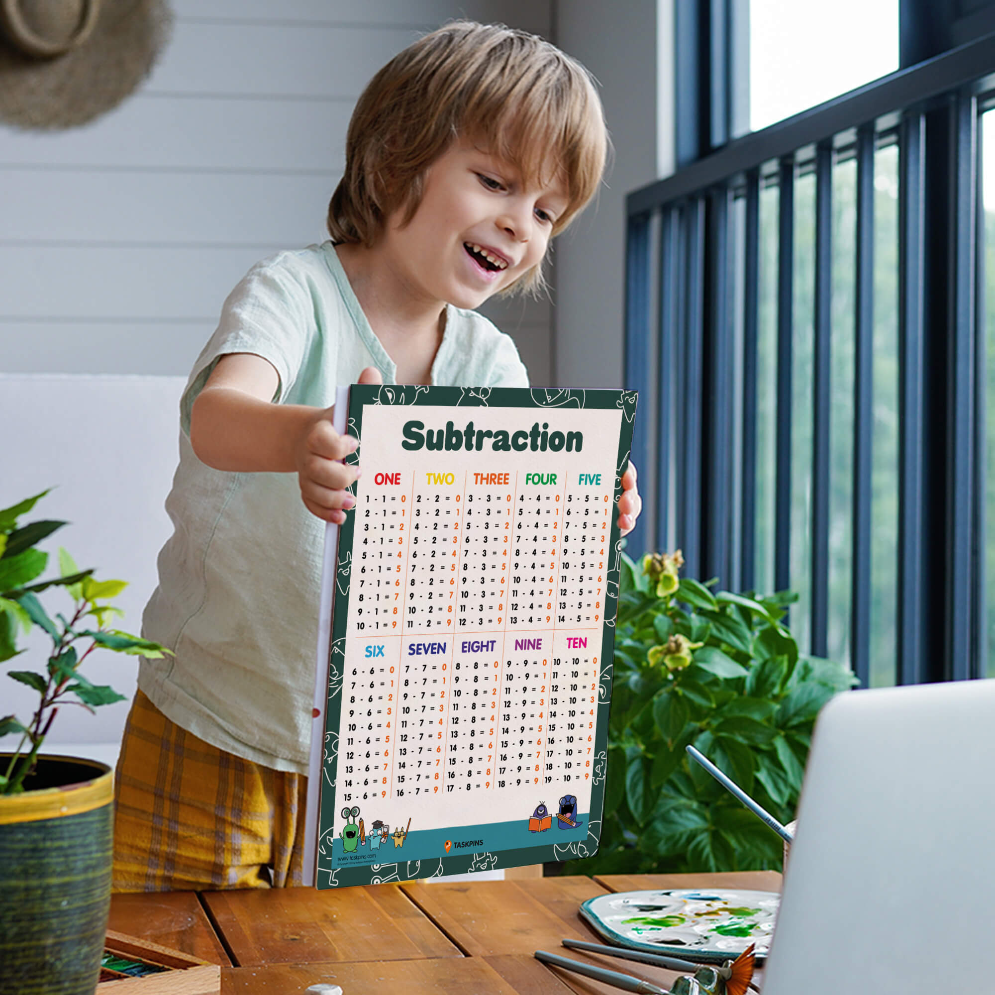 Subtraction Poster For Kindergarten