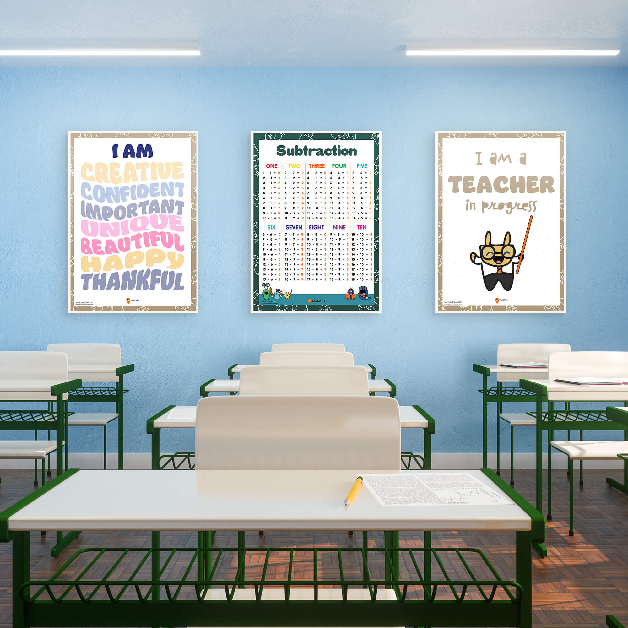 Subtracting Integers Poster