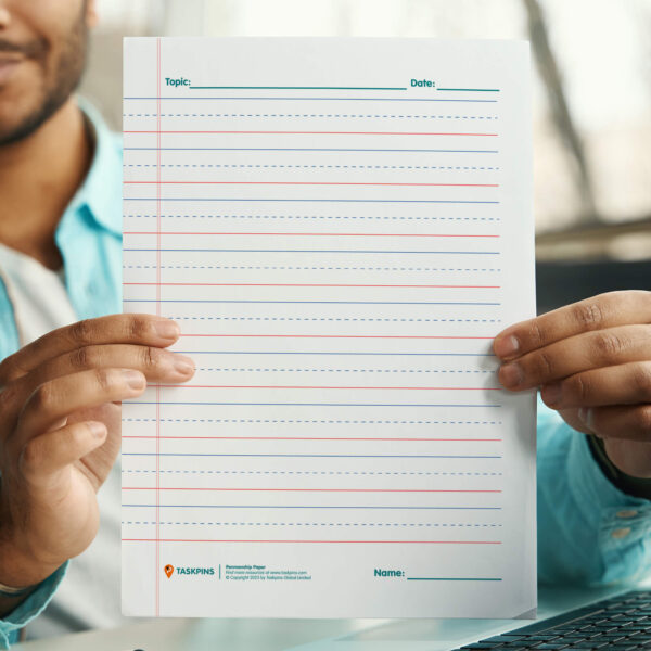Lined Penmanship Paper - Image 6