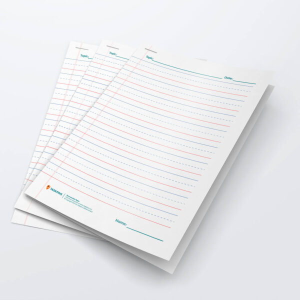 Lined Penmanship Paper - Image 8