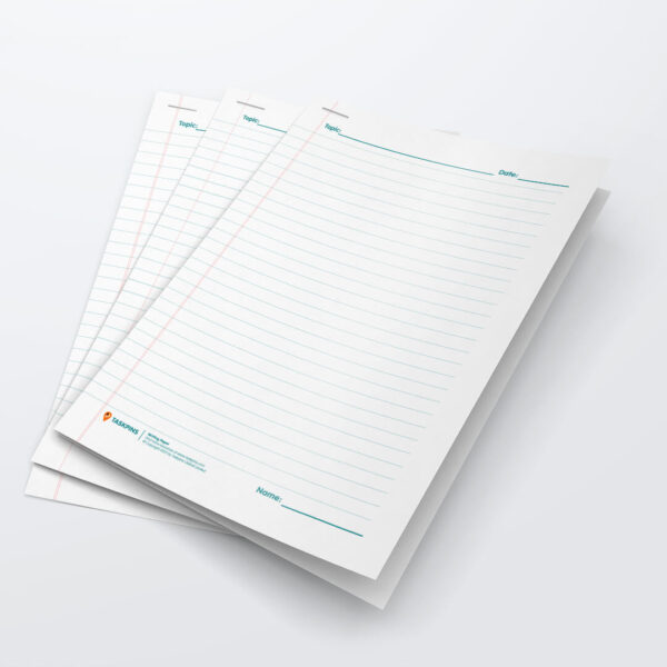 Lined Writing Paper - Image 4