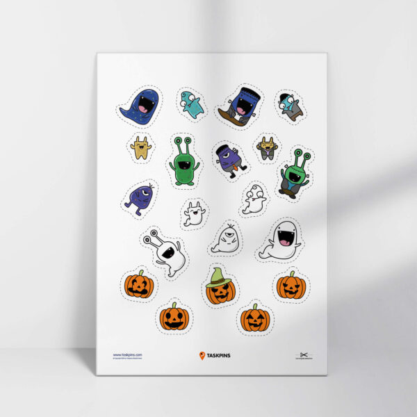 Halloween themed stickers