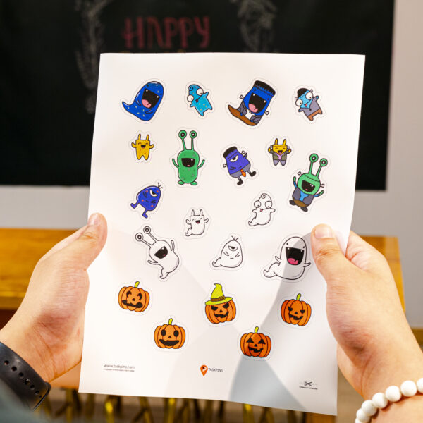 Halloween sticker designs