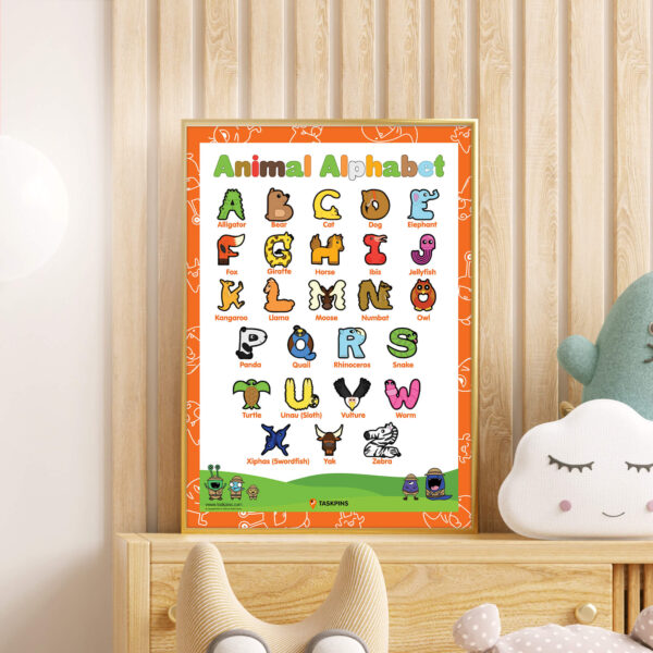 Animal Alphabet Poster - Image 72