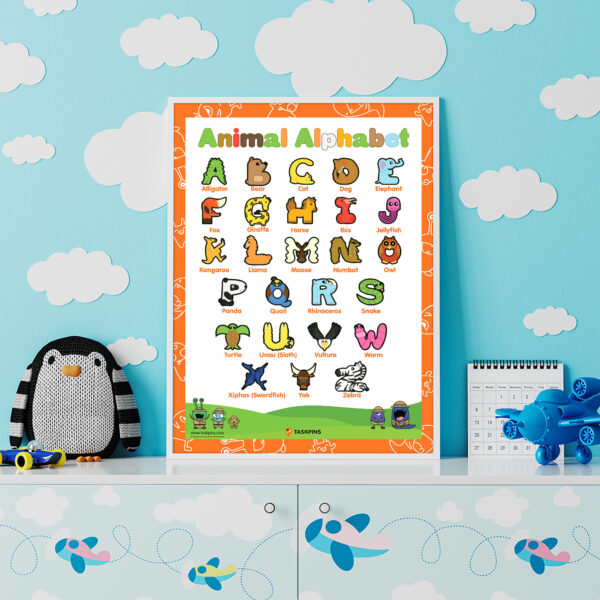 Animal Alphabet Poster - Image 4