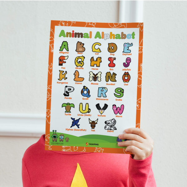 Animal Alphabet Poster - Image 75