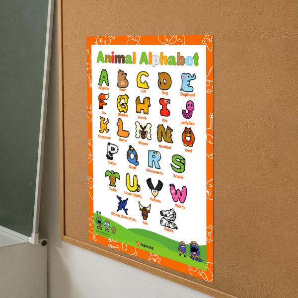 Animal Alphabet Poster - Image 8