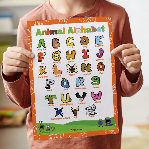 Animal Alphabet Poster - Image 43