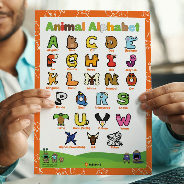 Animal Alphabet Poster - Image 64