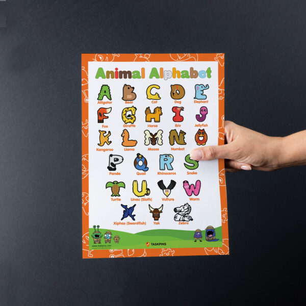 Animal Alphabet Poster - Image 77