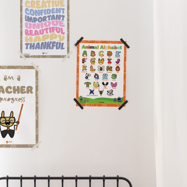 Animal Alphabet Poster - Image 40