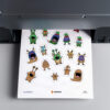 Christmas party sticker printables