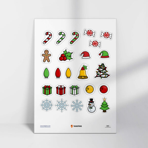 Holiday sticker printouts for kids