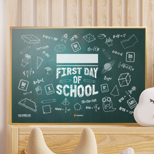 First Day of School Poster educational wall art