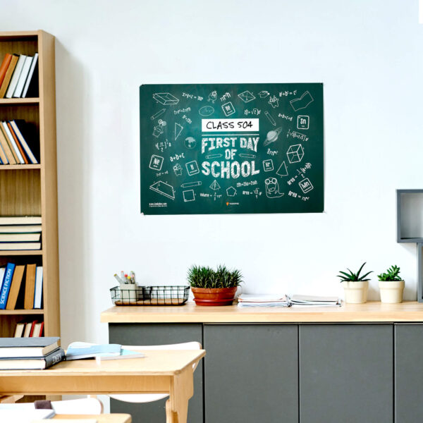 First Day of School Poster classroom welcome sign