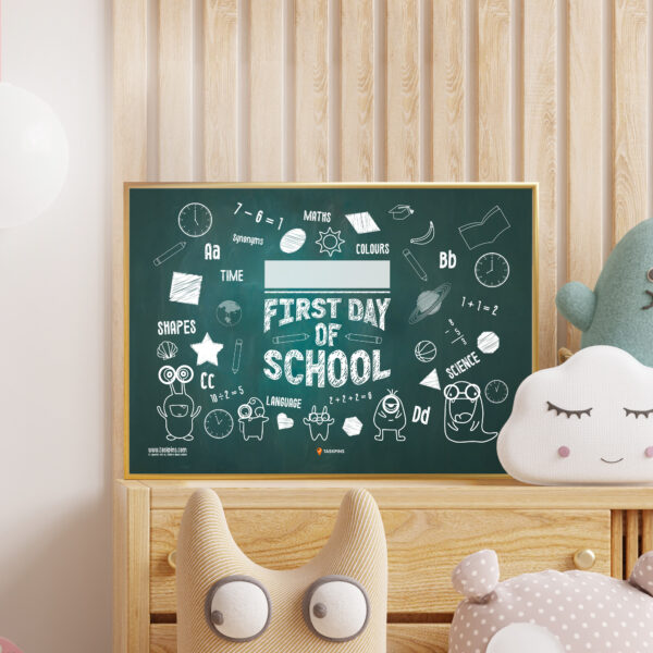 My First Day of School Sign school year printables