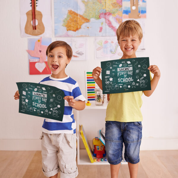 My First Day of School Sign Kids name poster