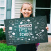 My First Day of School Sign school start poster