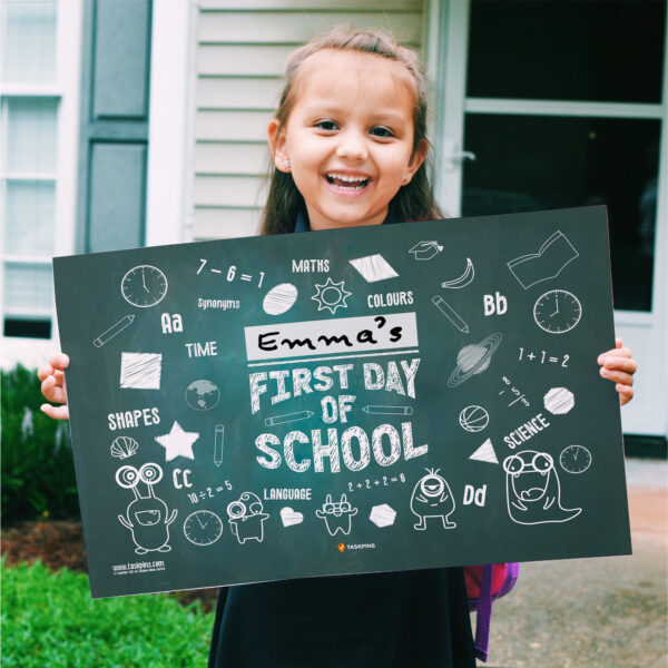 My First Day of School Sign school start poster