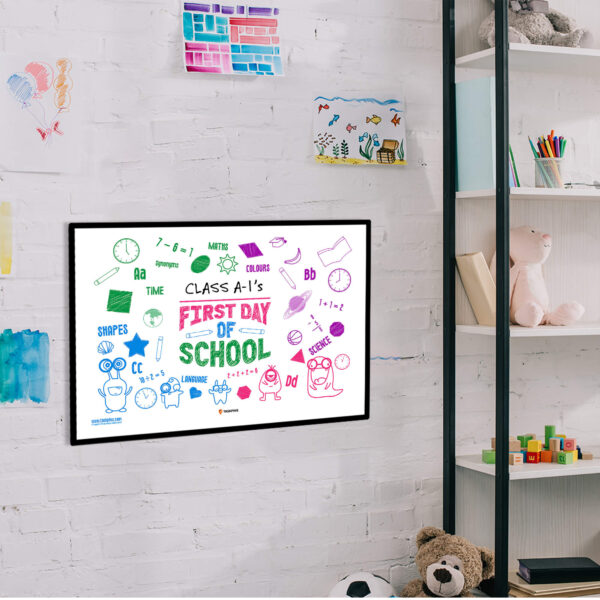 My First Day of School Sign kids learning poster
