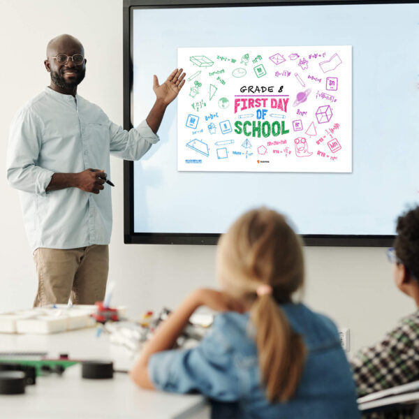 First Day of School Poster classroom motivational poster