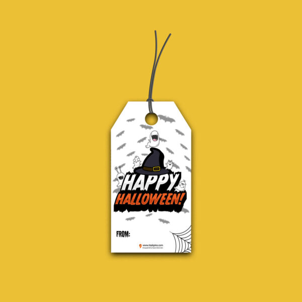 download Halloween gift tag print