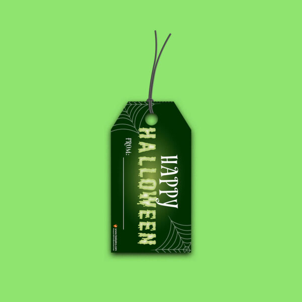 print Halloween gift tag DIY