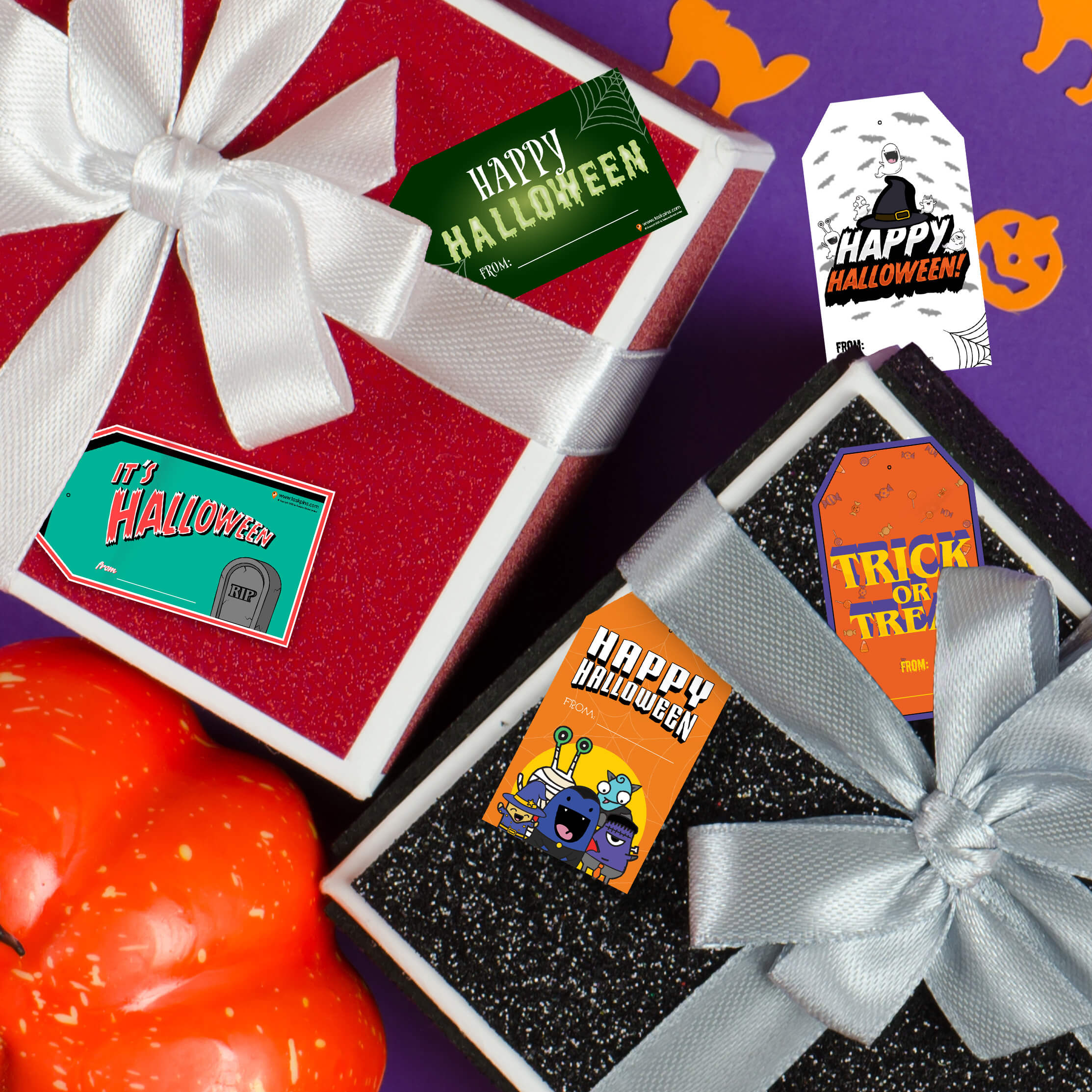 digital download Halloween craft tags