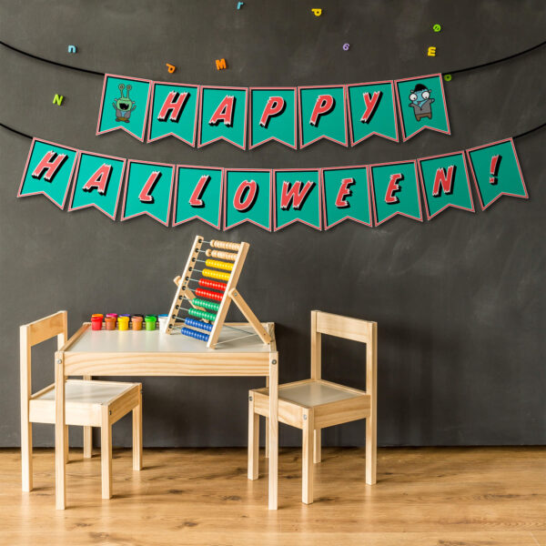 printable Halloween party banner download