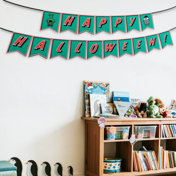 print Halloween crafts DIY banner
