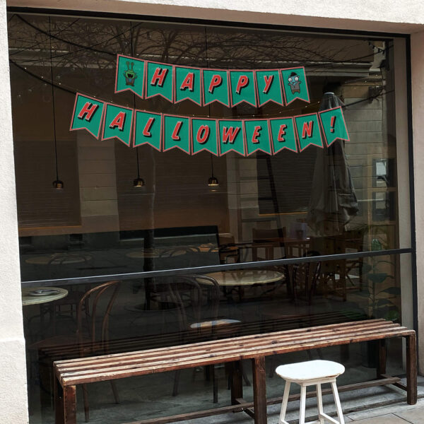 print Halloween party banner crafts