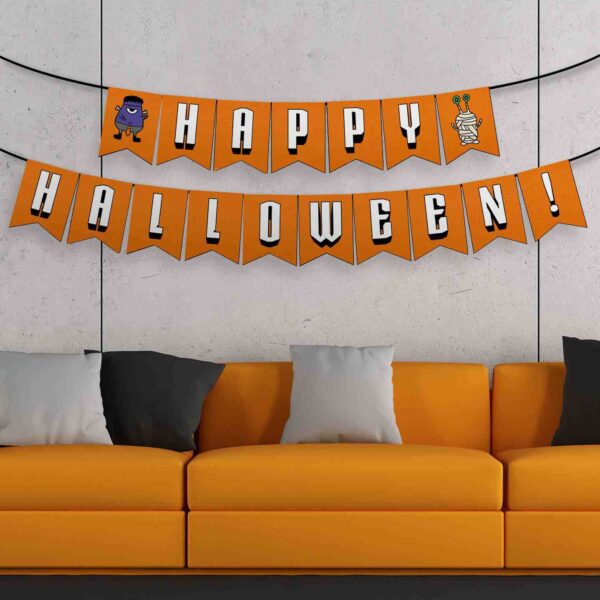download Halloween party print banner