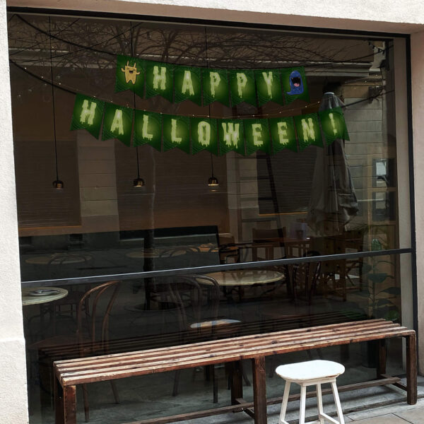 printable Halloween decor print banner