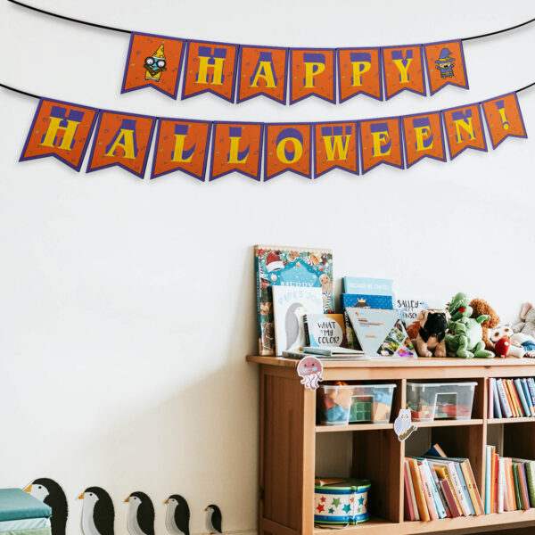 printable Halloween DIY banner