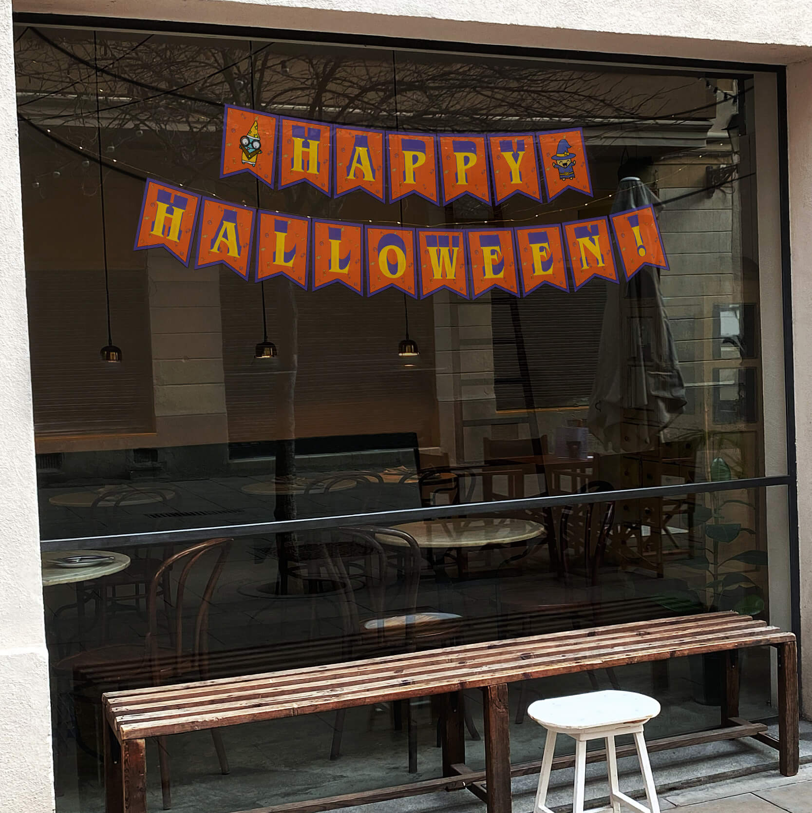 download Halloween craft print banner