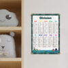 Division Poster for Classroom Decor
