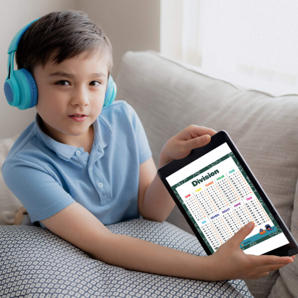 Division Chart For Kids