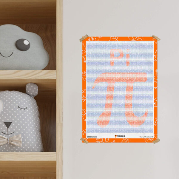 Pi Digits Poster