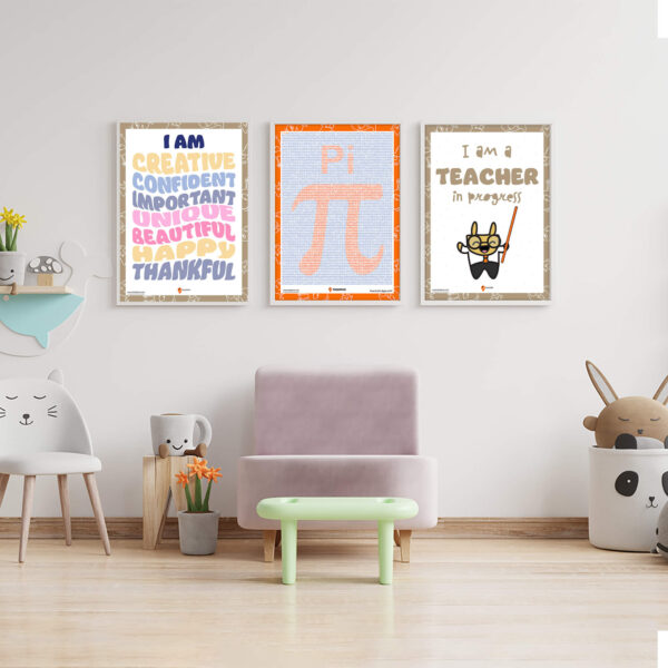 Pi Symbol Poster