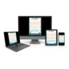 digital Roman numerals print