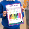 Basic Musical Notes Printable