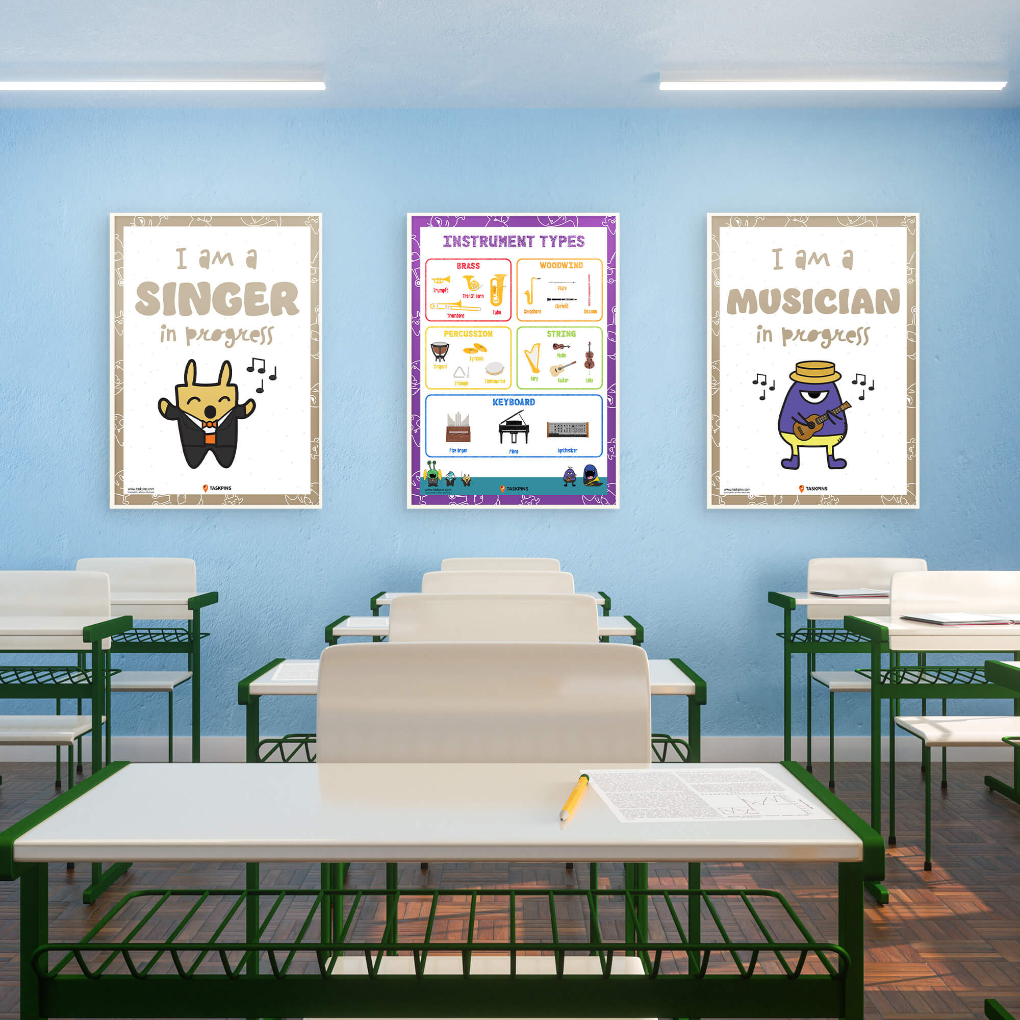 classroom music decor