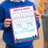 music notes learning print