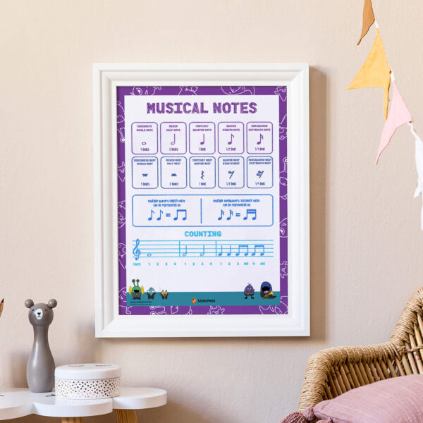 printable music note decor