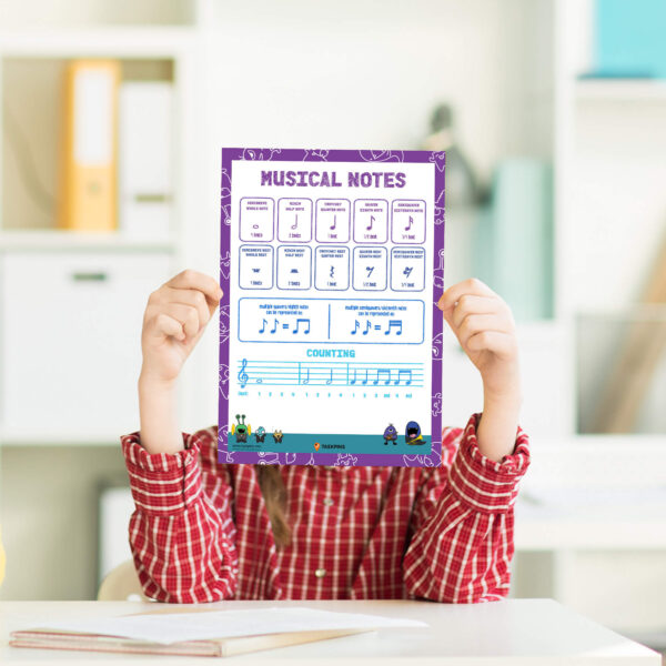 music notes study printable