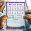 printable music notes art