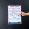 printable music notes learning art
