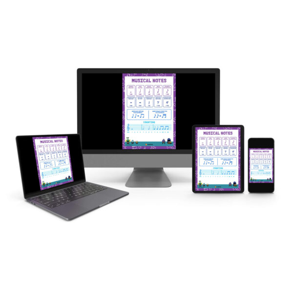 download music note art